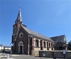 L'église Saint-Aubin - Saint-Aubin-Celloville